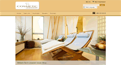 Desktop Screenshot of cosmeticbedarf.ch